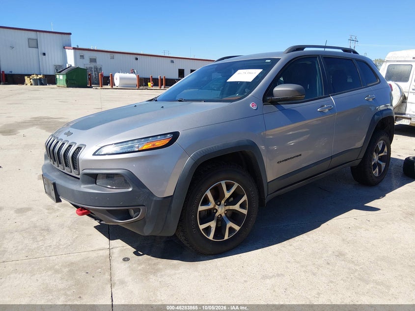 Vin: 1c4pjmbx4jd517700, lot: 46784011, jeep cherokee trailhawk 4x4 20182