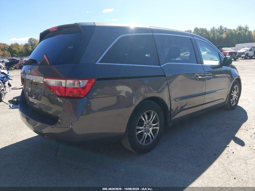 Vin: 5fnrl5h47bb023184, lot: 46784075, honda odyssey ex 20114