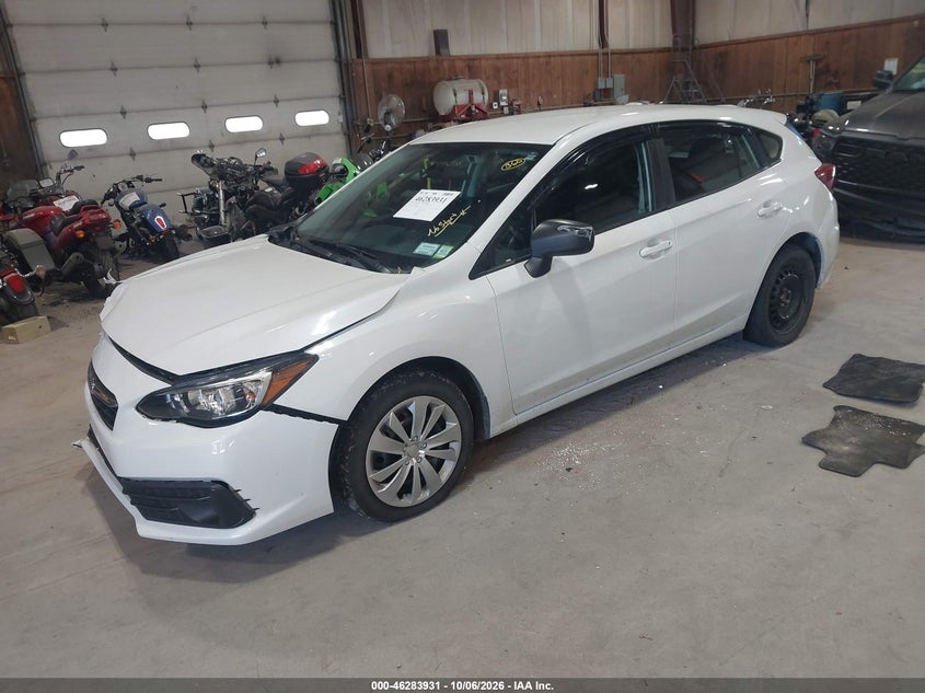Vin: 4s3gtab6xm3702988, lot: 46784077, subaru impreza 5-door 20212