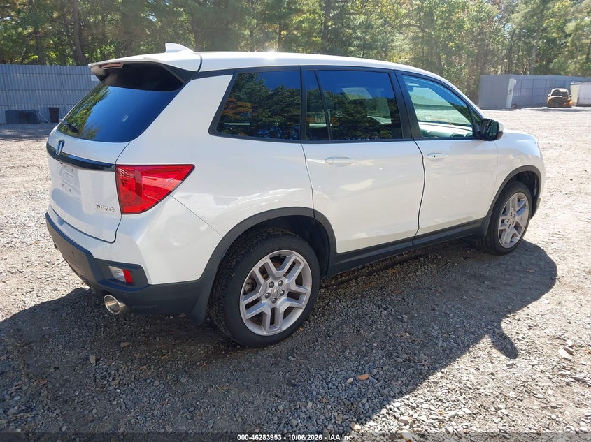 Vin: 5fnyf8h58sb014281, lot: 46784099, honda passport awd ex-l 20254