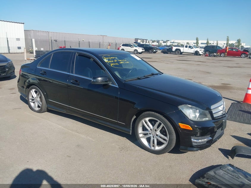 Vin: wddgf4hb9dr254792, lot: 46784143, mercedes-benz c 250 sport 2013 img_1