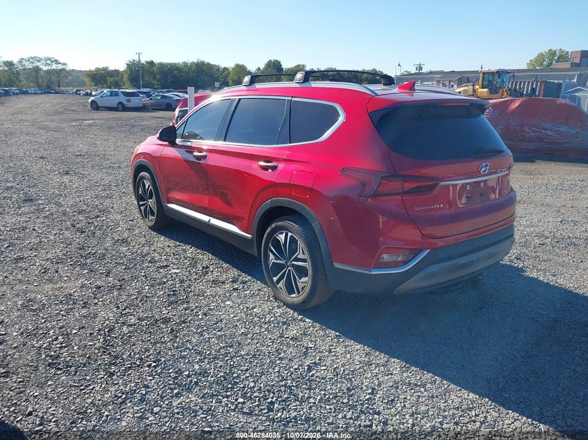 Vin: 5nms3caaxlh298778, lot: 46784181, hyundai santa fe sel 2.0t 20203