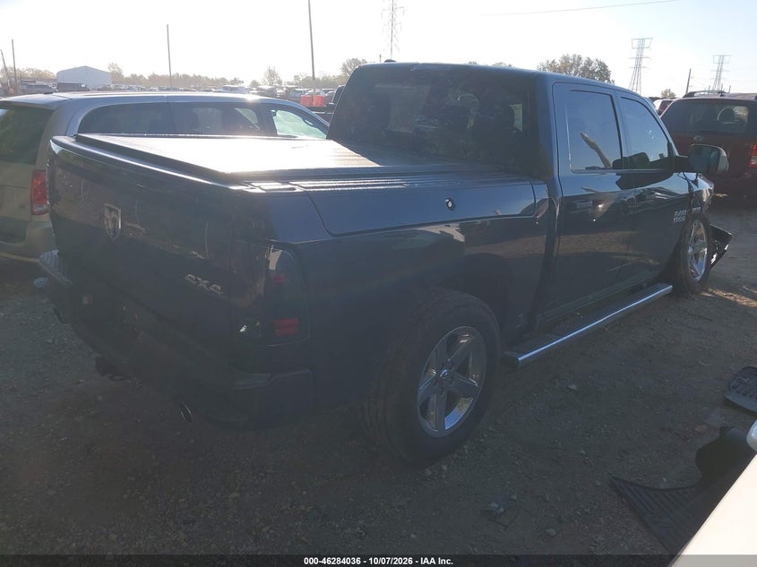 Vin: 1c6rr7kt0js197567, lot: 46784182, ram 1500 express  4x4 5'7 box 20184