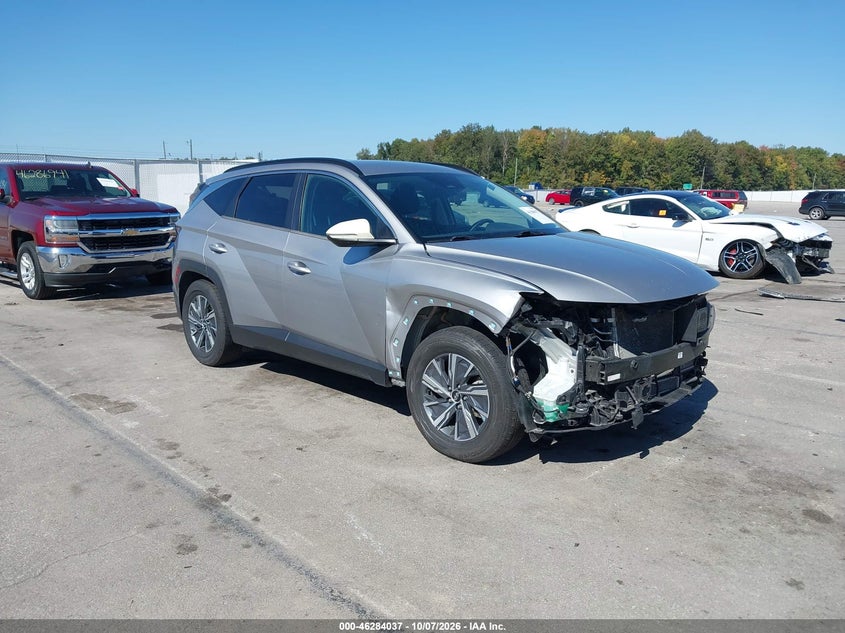 Vin: km8jbca17nu014061, lot: 46784183, hyundai tucson hybrid blue 20221