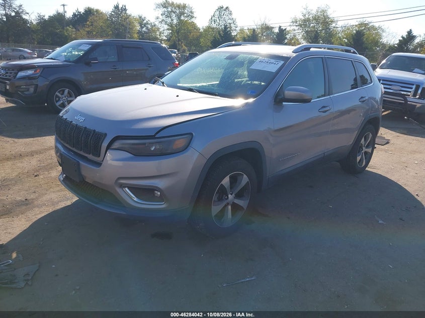 Vin: 1c4pjmdx5kd310604, lot: 46784188, jeep cherokee limited 4x4 20192