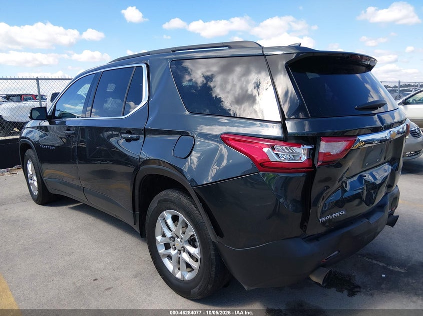 Vin: 1gnergkw9kj308973, lot: 46784223, chevrolet traverse 1lt 20193