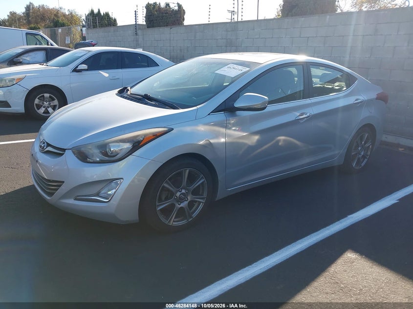 2015 Hyundai Elantra Sport, Vandalized, IAAI, VIN KMHDH4AH1FU357836 — photo 2