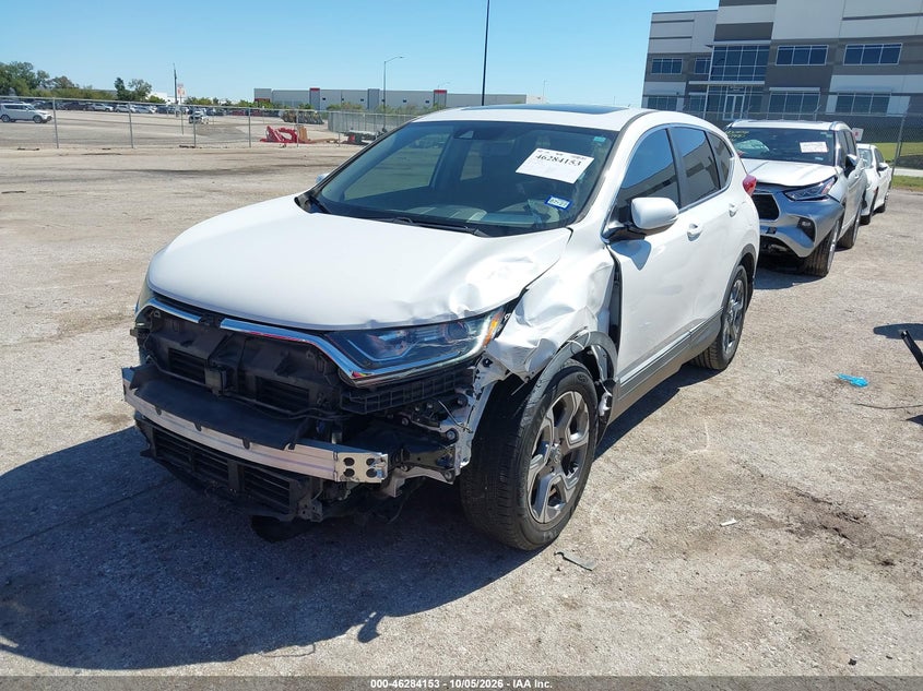 2019 Honda Cr-V Ex-L, Front End, IAAI, VIN 5J6RW1H87KA017259 — photo 2