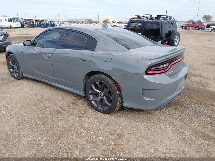 Vin: 2c3cdxhg2jh207261, lot: 46784306, dodge charger sxt plus rwd 20183