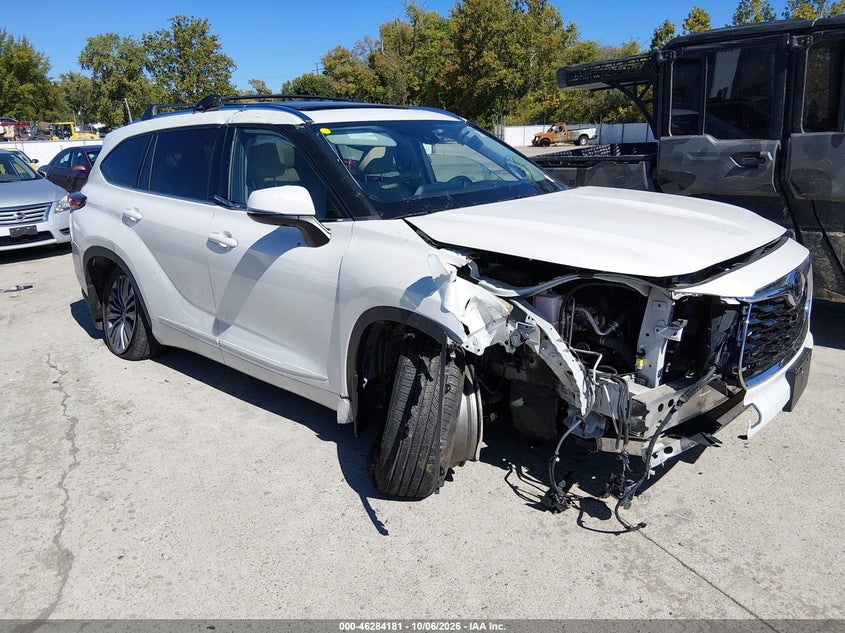 Vin: 5tdfzrbh9ls008333, lot: 46784327, toyota highlander platinum 20201