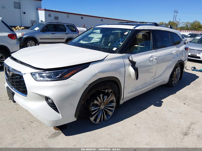Vin: 5tdfzrbh9ls008333, lot: 46784327, toyota highlander platinum 20202
