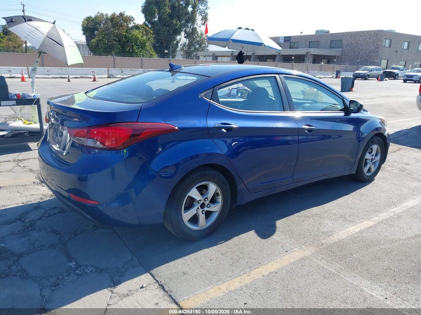 Vin: 5npdh4ae3gh787082, lot: 46784336, hyundai elantra se 20164