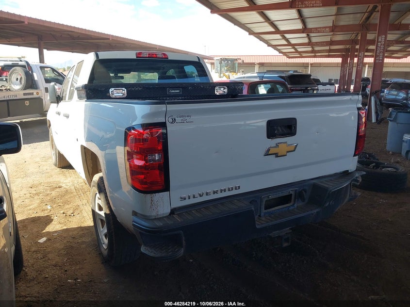 Vin: 1gcrcpeh4fz354582, lot: 46784365, chevrolet silverado 1500 wt 20153