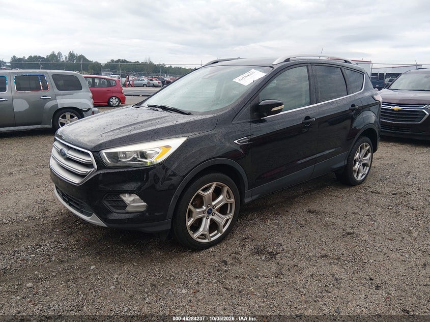 Vin: 1fmcu9j92hua33326, lot: 46784383, ford escape titanium 20172