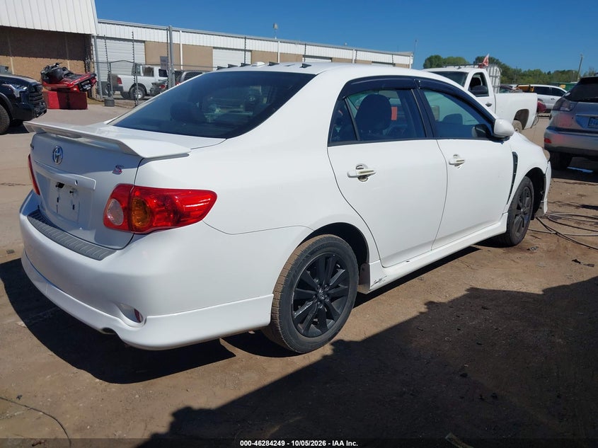 Vin: 2t1bu4ee3ac427088, lot: 46784395, toyota corolla s 20104