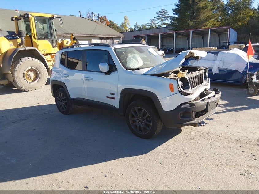 Vin: zaccjbbt5gpd66764, lot: 46784398, jeep renegade 75th anniversary 20161