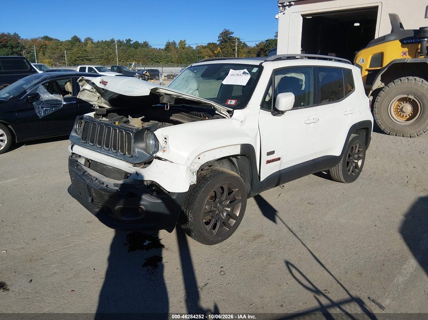 Vin: zaccjbbt5gpd66764, lot: 46784398, jeep renegade 75th anniversary 20162