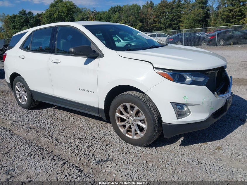 Vin: 3gnaxrev1js566064, lot: 46784420, chevrolet equinox ls 20181