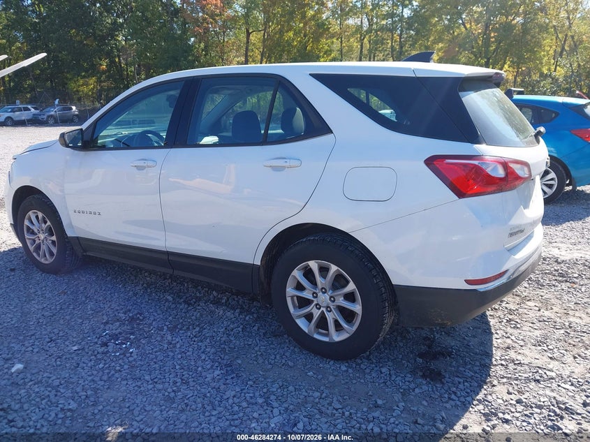 Vin: 3gnaxrev1js566064, lot: 46784420, chevrolet equinox ls 20183