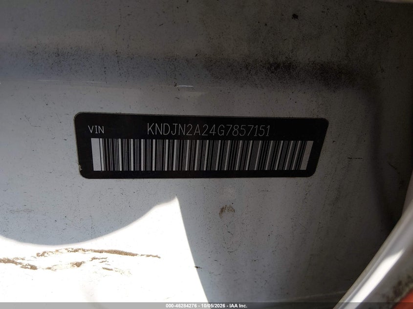 KIA SOUL 2016 VIN KNDJN2A24G7857151