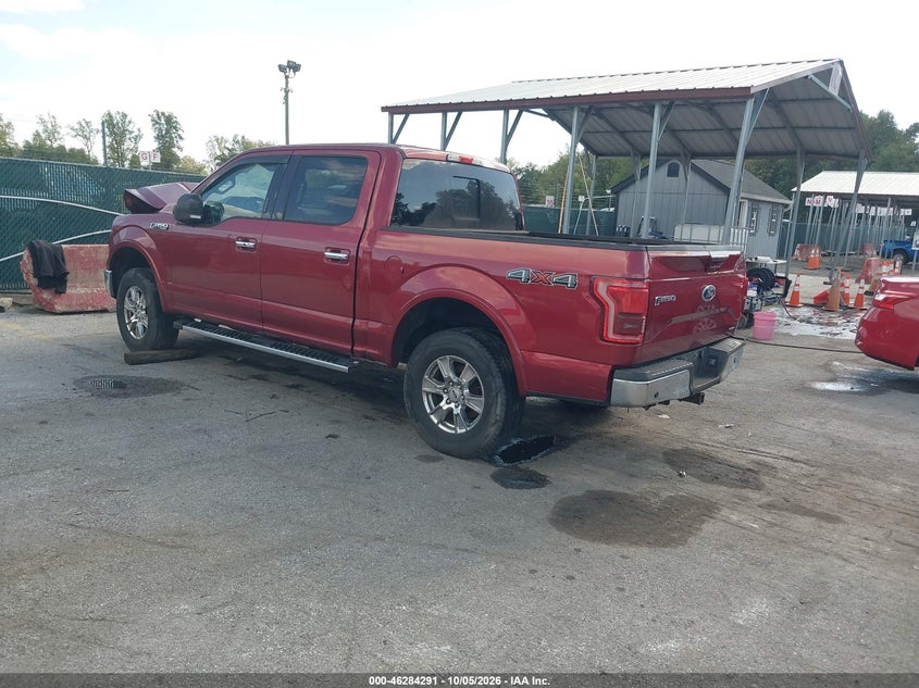 Vin: 1ftew1ef4gkd20850, lot: 46784438, ford f-150 lariat 20163