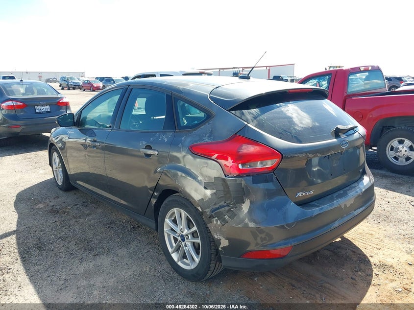 Vin: 1fadp3k23hl232752, lot: 46784448, ford focus se 20173