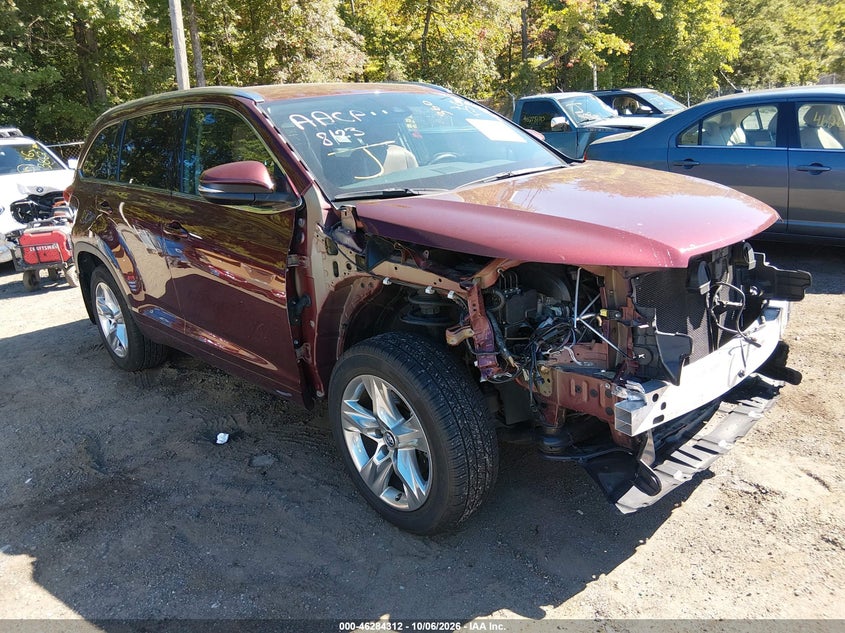 Vin: 5tddzrfh0hs391202, lot: 46784458, toyota highlander limited 20171