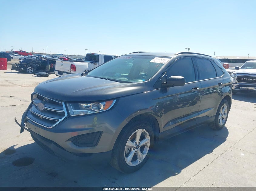 Vin: 2fmpk3g96gbb18444, lot: 46784484, ford edge se 20162