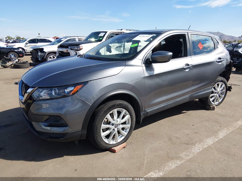 Vin: jn1bj1avxmw317795, lot: 46784498, nissan rogue sport s fwd xtronic cvt 20212