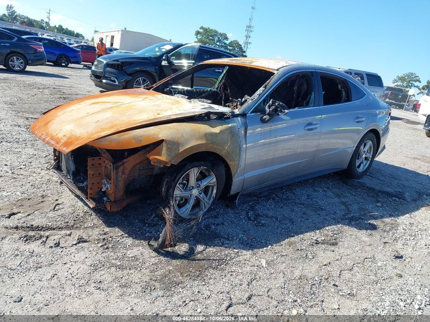 2023 Hyundai Sonata Se, Total Burn, IAAI, VIN KMHL24JA7PA271188 — photo 2