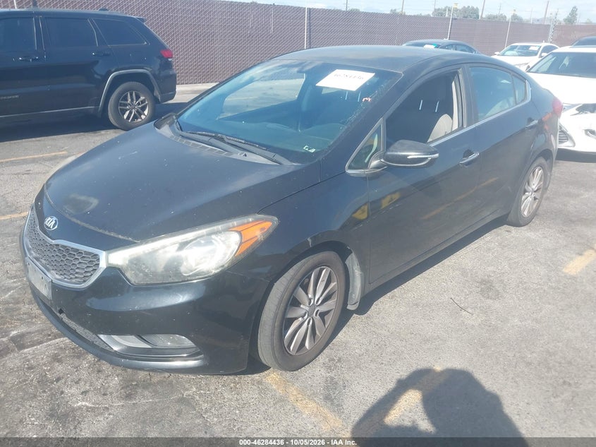 Vin: knafx4a82e5123050, lot: 46784582, kia forte ex 20142