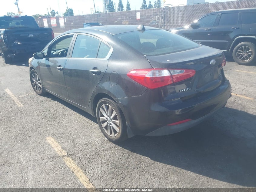 Vin: knafx4a82e5123050, lot: 46784582, kia forte ex 20143