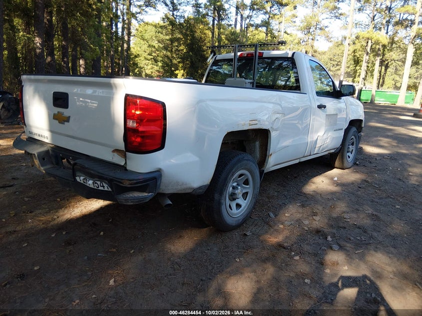 Vin: 1gcncpeh4fz169415, lot: 46784600, chevrolet silverado 1500 wt 20154