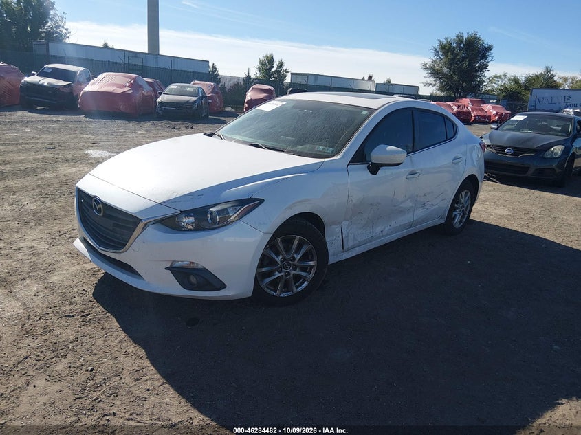 Vin: 3mzbm1v75fm156370, lot: 46784628, mazda mazda3 i touring 20152