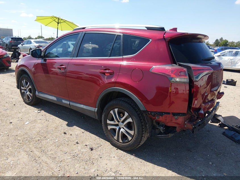 Vin: 2t3zfrevxjw499630, lot: 46784637, toyota rav4 le 20183