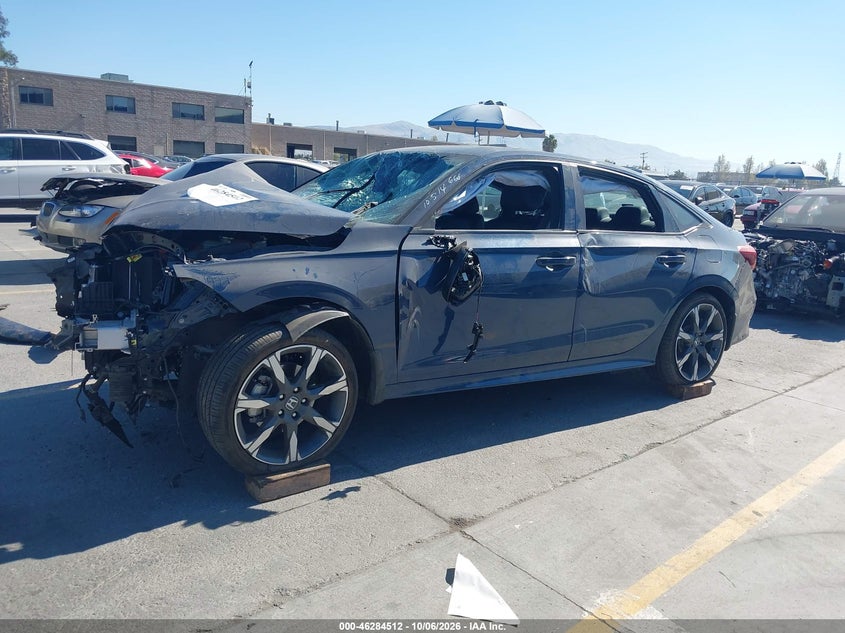 Vin: 2hgfe4f88sh325043, lot: 46784658, honda civic hybrid sport/sport touring 20252