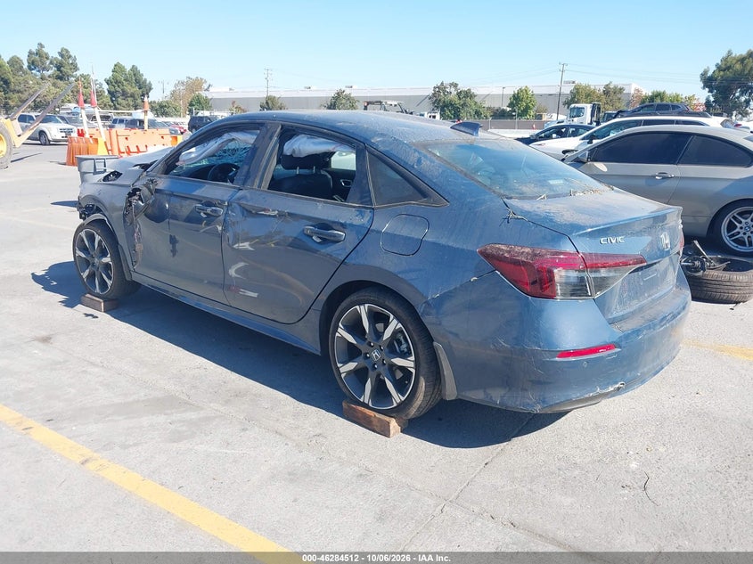 Vin: 2hgfe4f88sh325043, lot: 46784658, honda civic hybrid sport/sport touring 20253