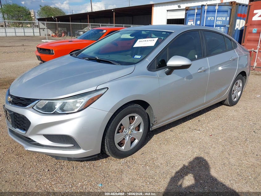 2017 Chevrolet Cruze Ls Auto, Normal Wear & Tear, IAAI, VIN 1G1BC5SM7H7212113 — photo 2