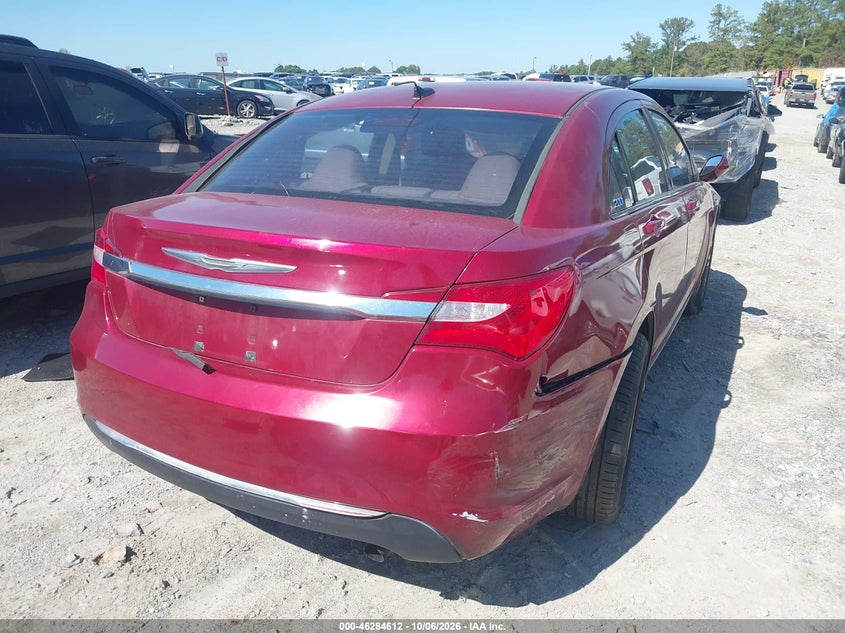Vin: 1c3ccbbb7cn164355, lot: 46784758, chrysler 200 touring 20124