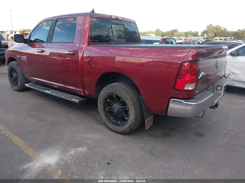 Vin: 1c6rr7lt0es420579, lot: 46784776, ram 1500 big horn 20143