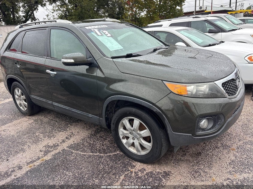 Vin: 5xykt3a62dg319677, lot: 46784780, kia sorento lx 2013 img_1