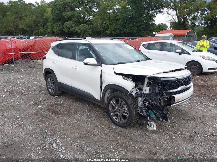 Vin: kndeu2aa7p7372367, lot: 46784785, kia seltos s 20231