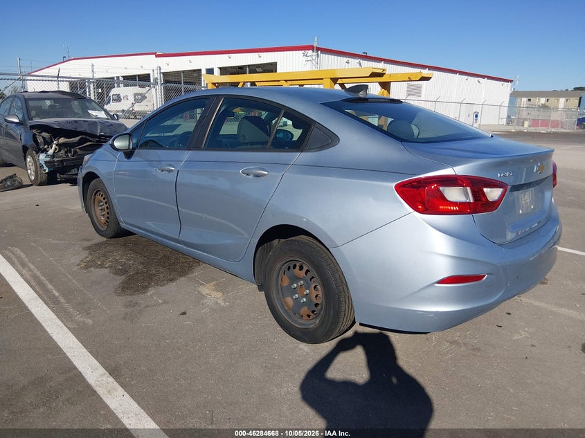 Vin: 1g1bc5sm5h7141414, lot: 46784814, chevrolet cruze ls auto 20173
