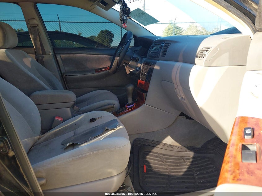 TOYOTA COROLLA 2008 VIN 2T1BR32E48C895163