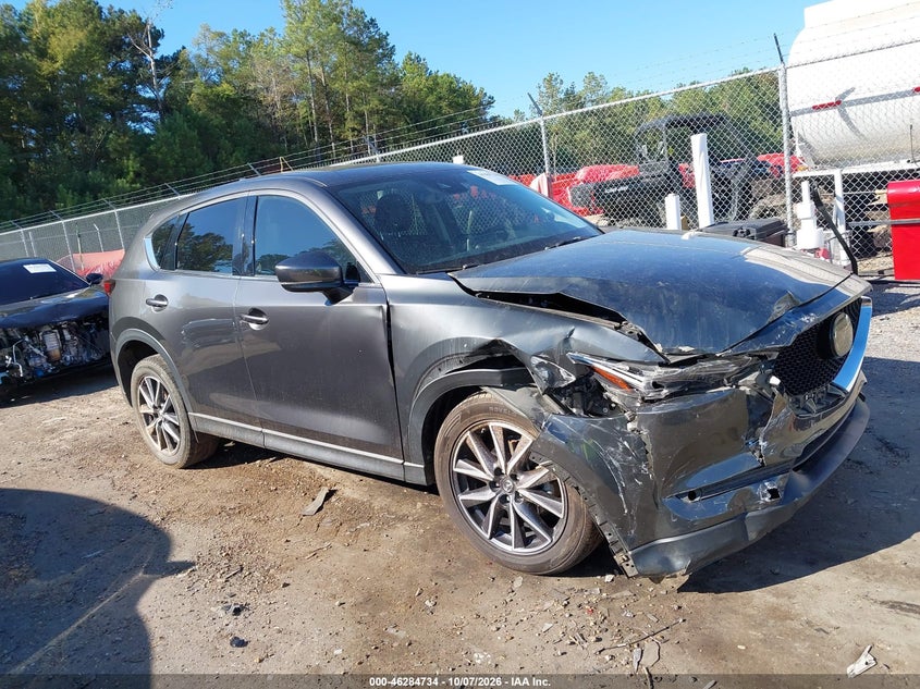 Vin: jm3kfadm5j0328825, lot: 46784880, mazda cx-5 grand touring 20181