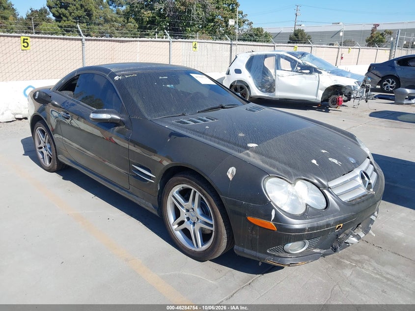 2008 Mercedes-Benz Sl 550, Wear, IAAI, VIN WDBSK71F48F141479