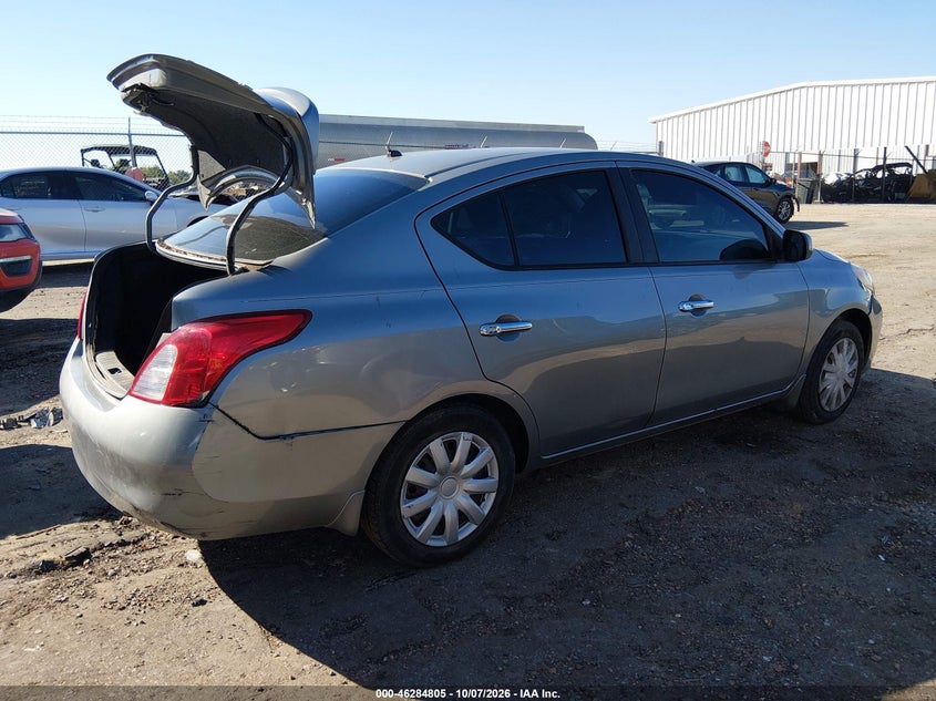 Vin: 3n1cn7ap9dl844052, lot: 46784951, nissan versa 1.6 sv 20134