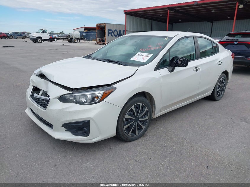 Vin: 4s3gkaa61j3616839, lot: 46784952, subaru impreza 2.0i 20182