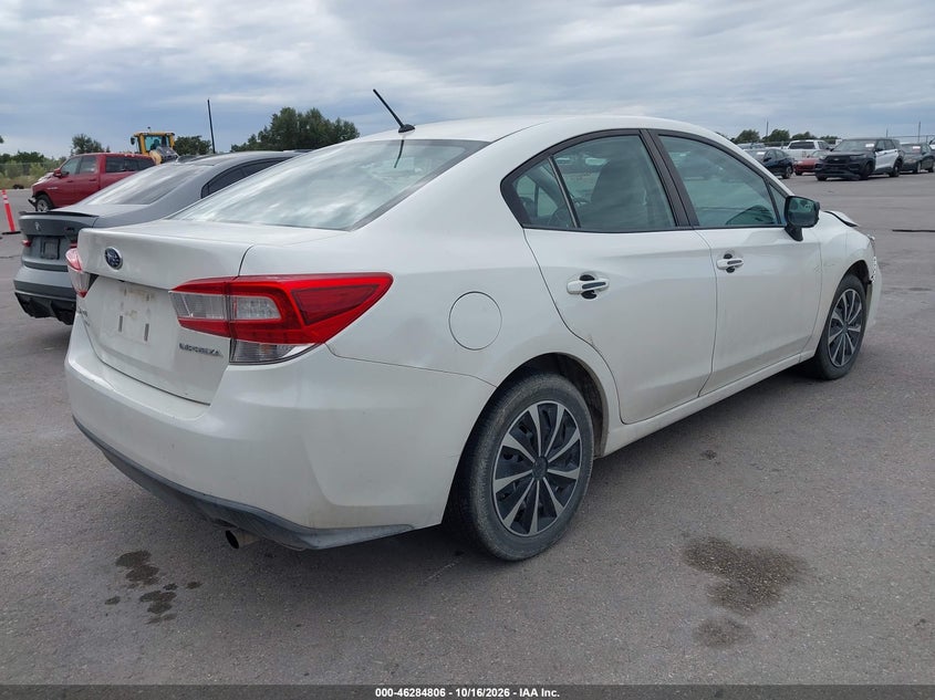 Vin: 4s3gkaa61j3616839, lot: 46784952, subaru impreza 2.0i 20184