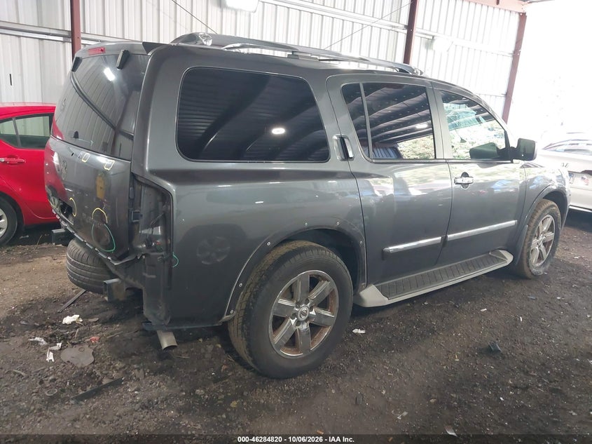 Vin: 5n1aa0nc9an621533, lot: 46784966, nissan armada platinum 20104